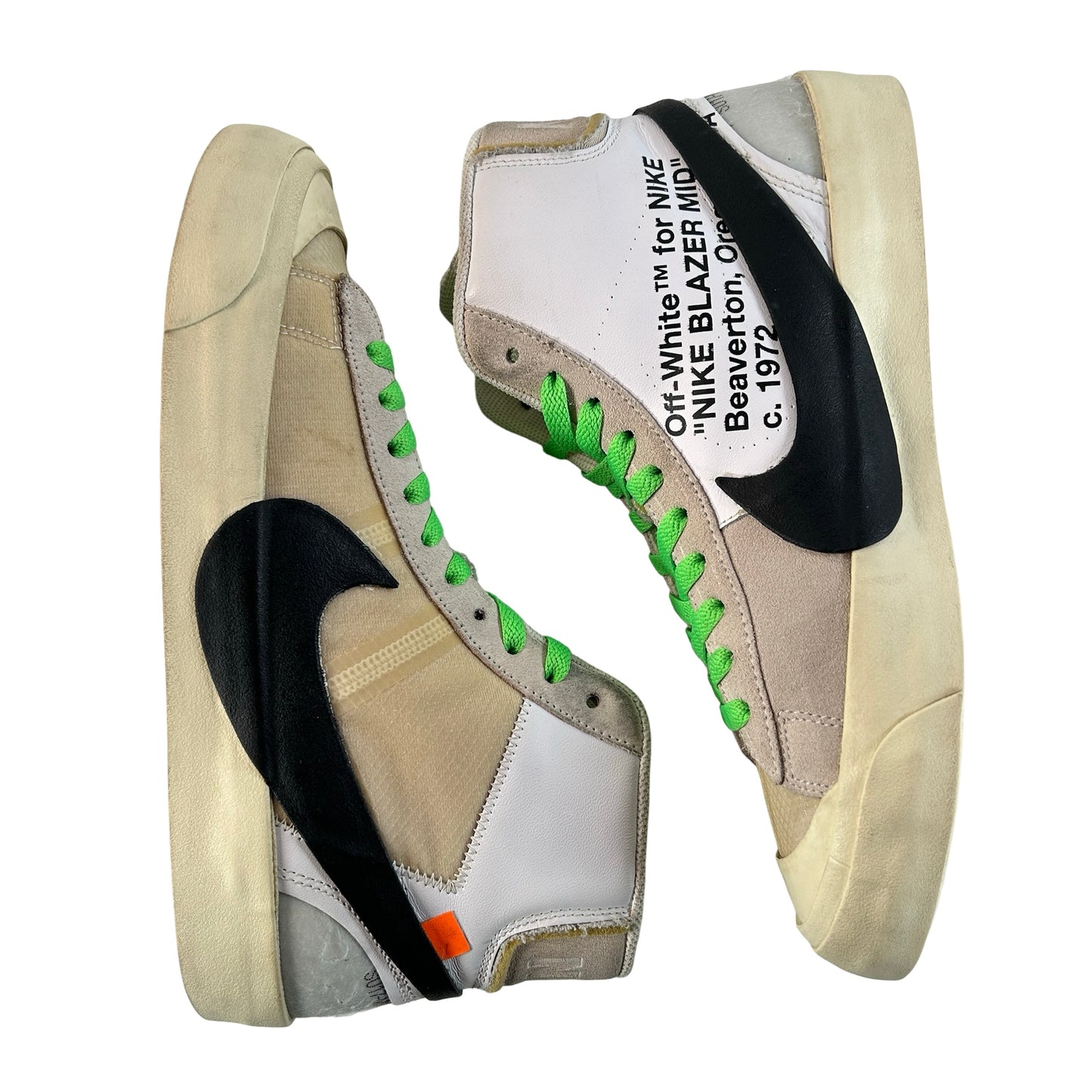 AA3832 100 Nike Blazer Mid Off-White [USED] - 9 M (Used) (Replace box)