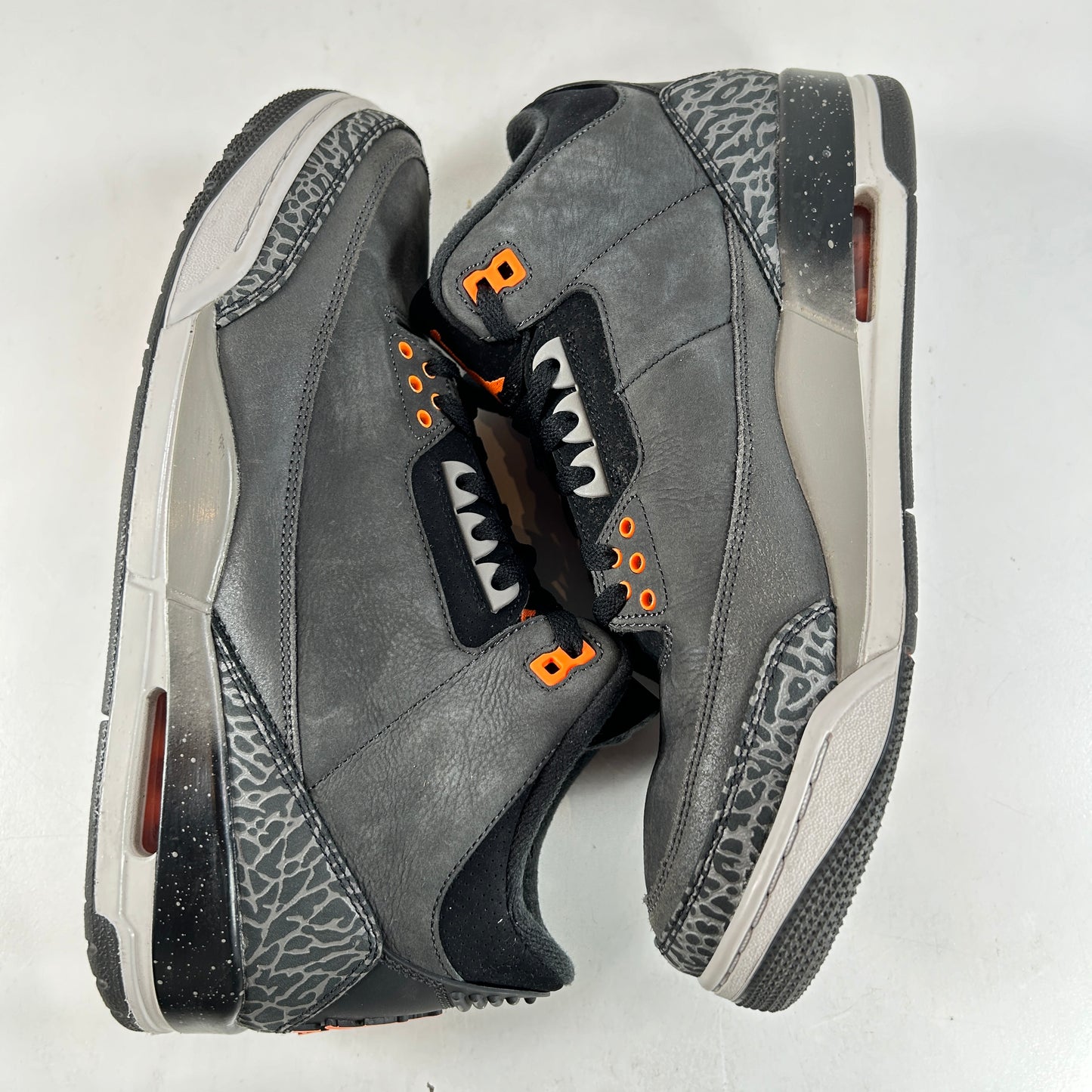 CT8532 080 Jordan 3 Retro Fear Pack (2023) [USED] - 11.5 M (Used) (No Box)