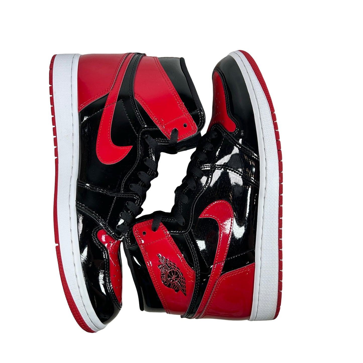 555088 063 Jordan 1 Retro High OG Patent Bred [USED] - 12 M (Used5)
