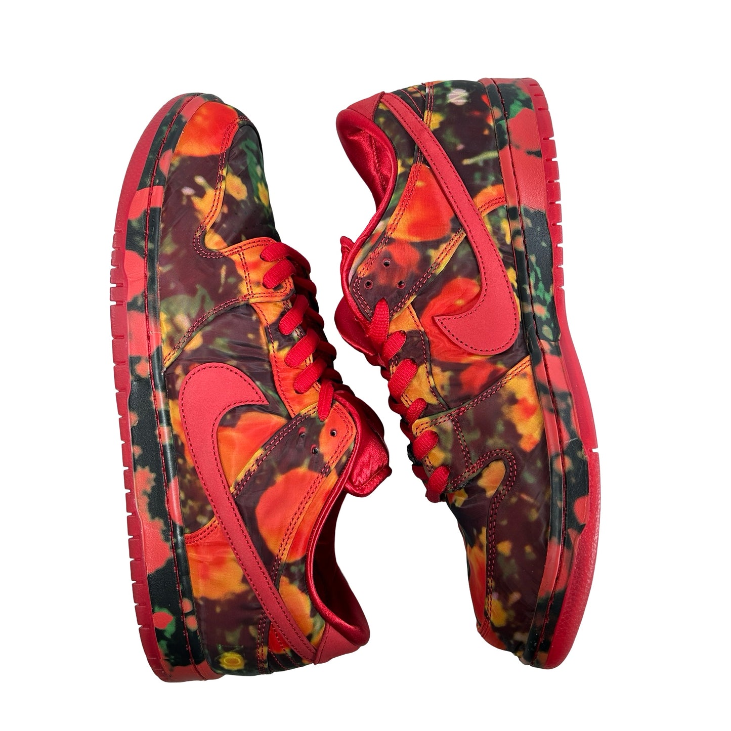 FZ1291 600 Nike SB Dunk Low The Wizard of Oz Poppy Field [USED] - 13 M (VNDS)