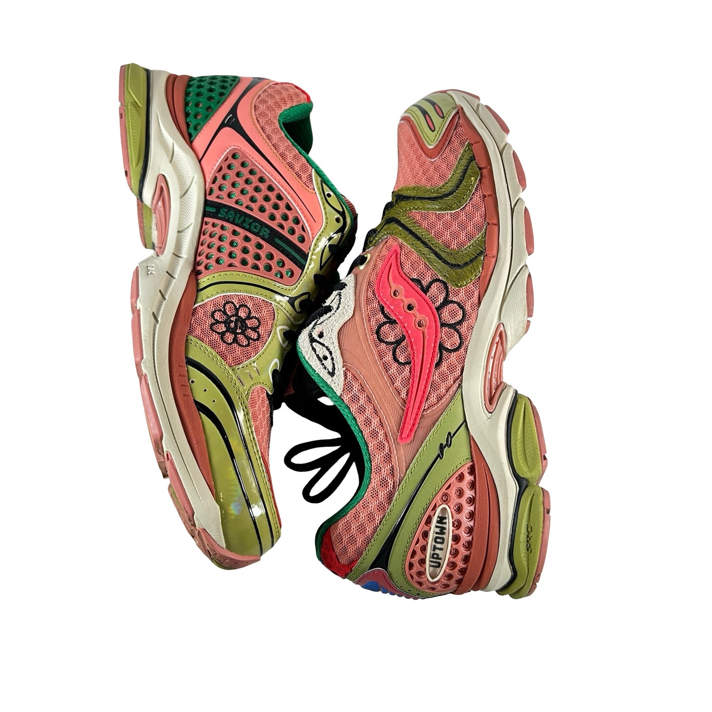 S70966 2 Saucony ProGrid Triumph 4 Jae Tips Flowers Grow Uptown Virginia Creeper [USED] - 11 M (Used)