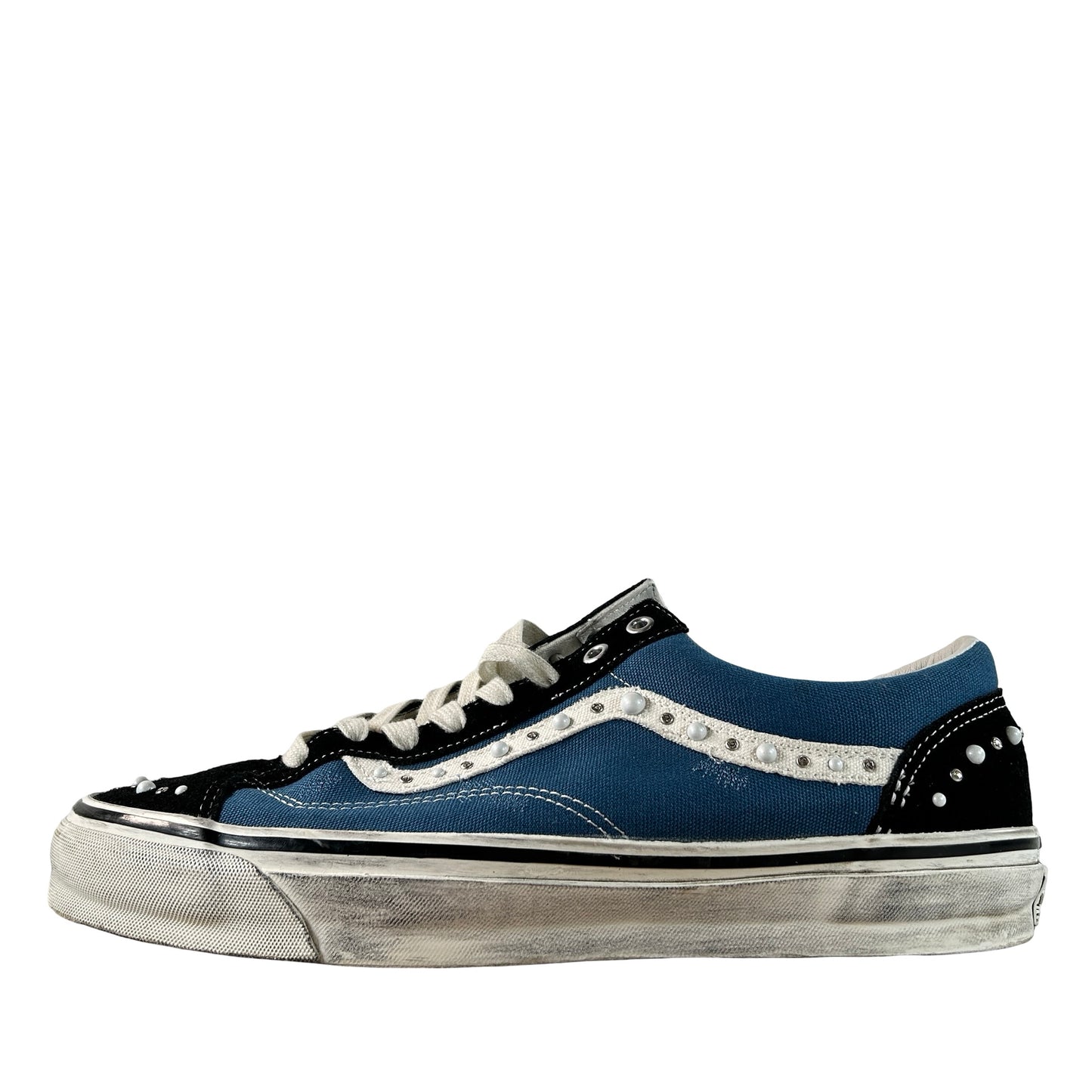 VN000E8VYA6 Vans LX Old Skool 36 Pearlized Pack Black Navy [USED] - 13 M (Used)