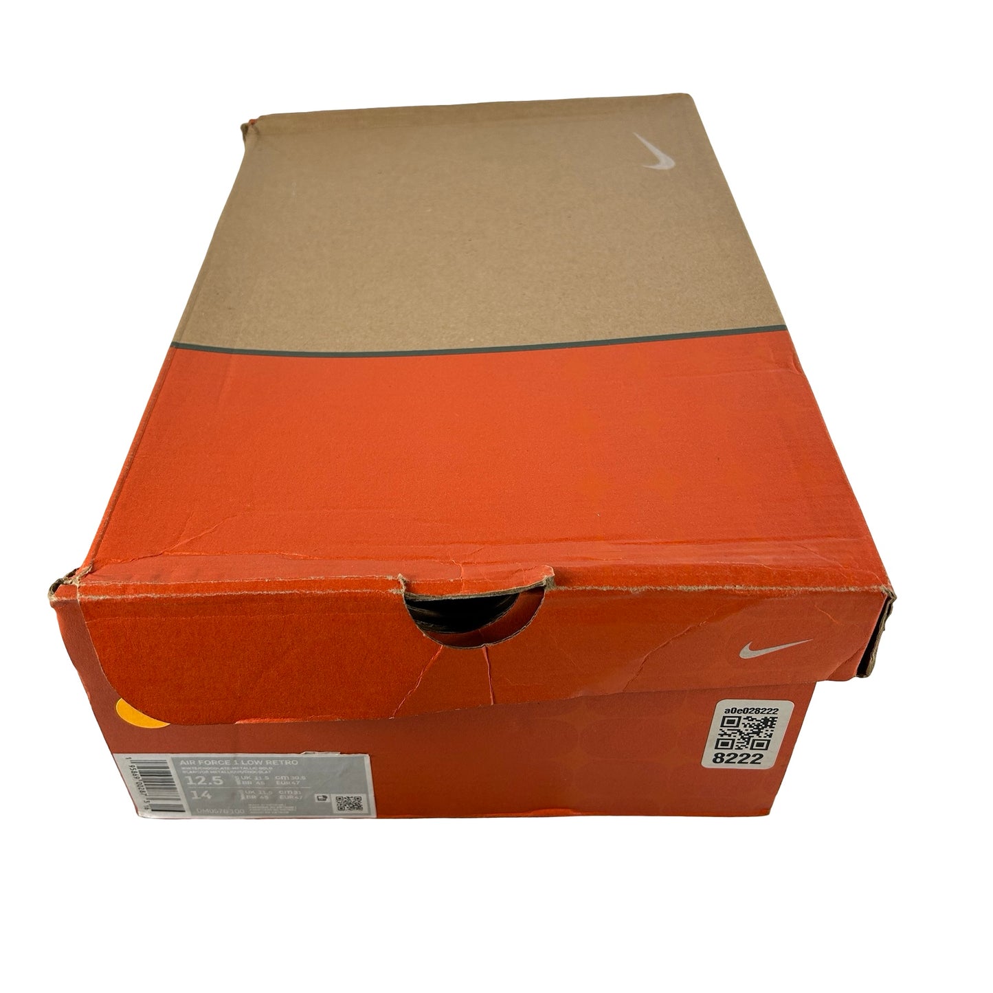 DM0576 100 Nike Air Force 1 '07 Low Color of the Month White Chocolate (2022) [USED] - 12.5 M (Used)