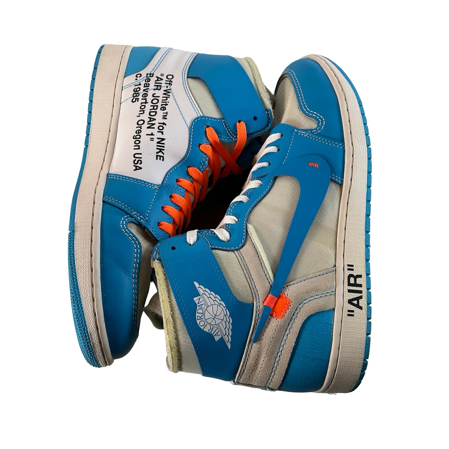 AQ0818 148 Jordan 1 Retro Alto Blanco roto UNC