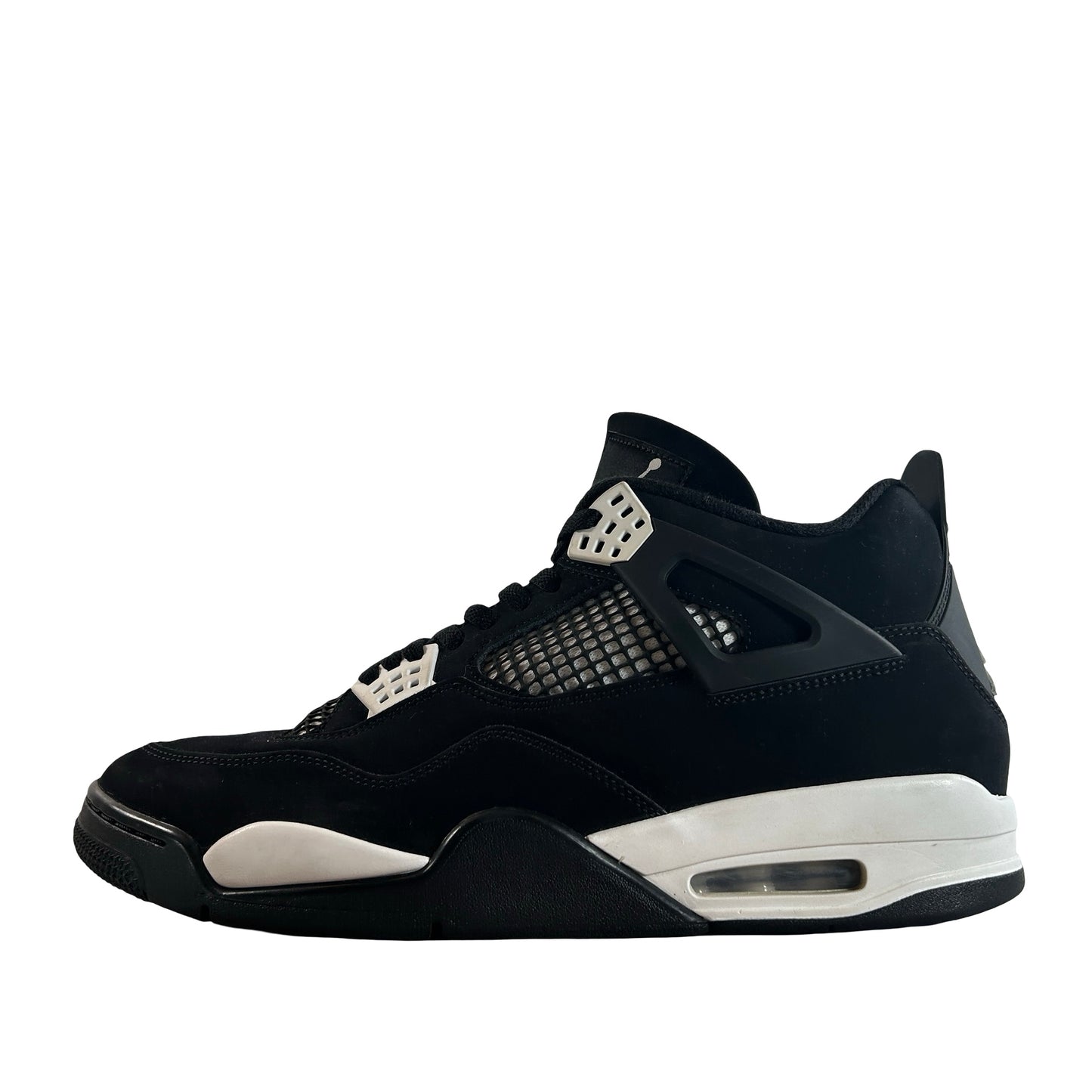 FQ8138 001  Jordan 4 Retro White Thunder [USED] - 13 M (Used2) (No Box2)