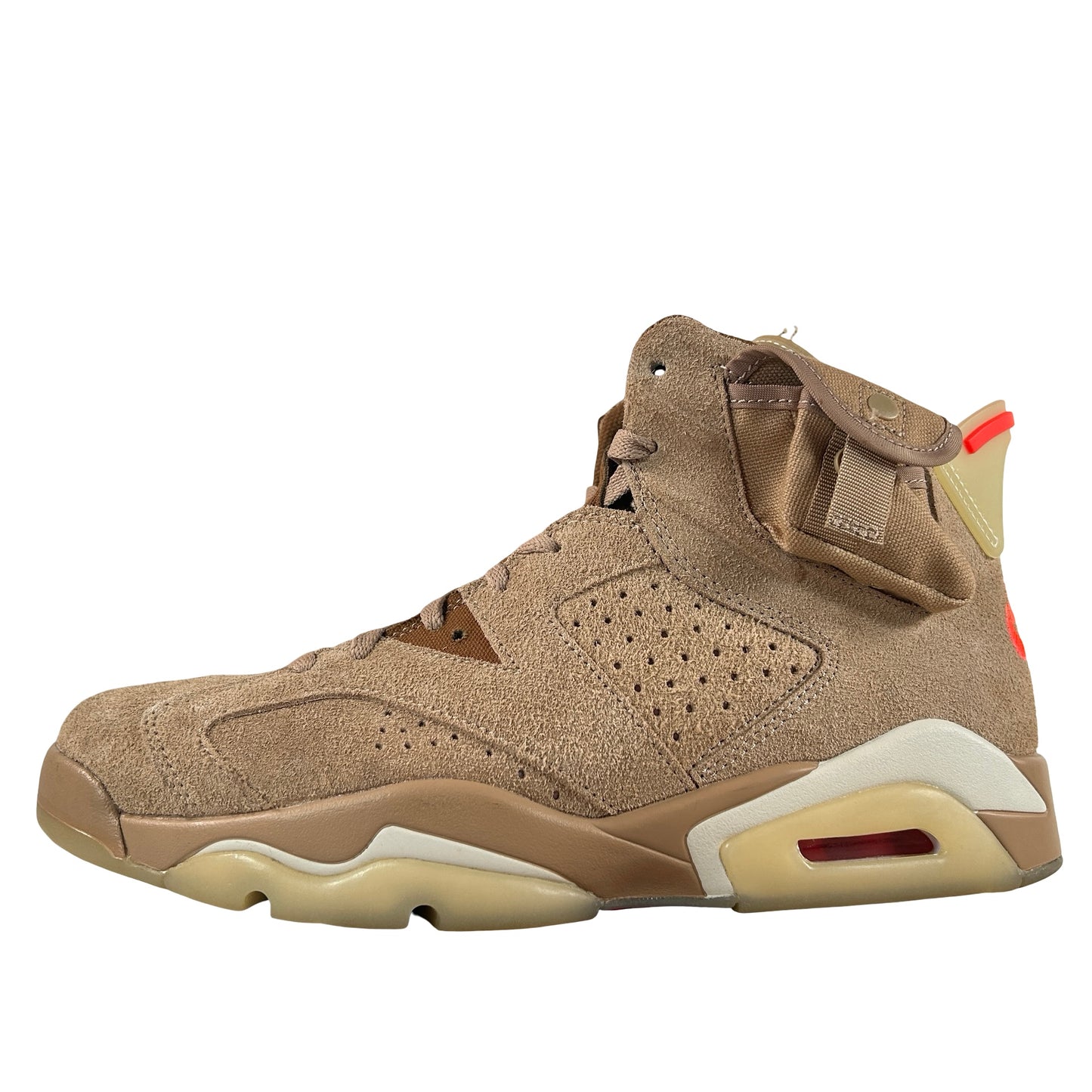 DH0690 200 Jordan 6 Retro Travis Scott British Khaki [USED] - 9.5 M (Used) (No Box)
