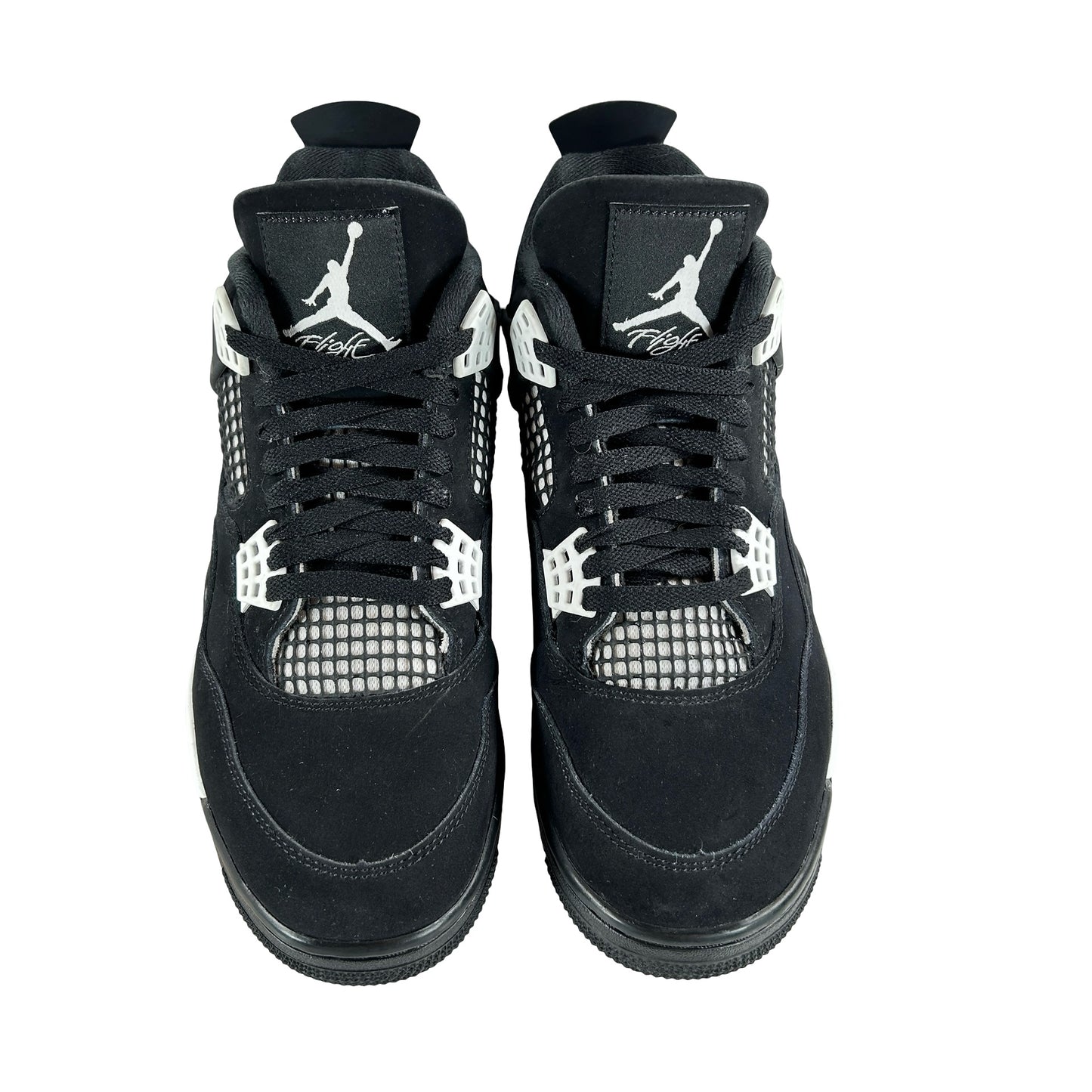 FQ8138 001  Jordan 4 Retro White Thunder [USED] - 9.5 M (Used9)