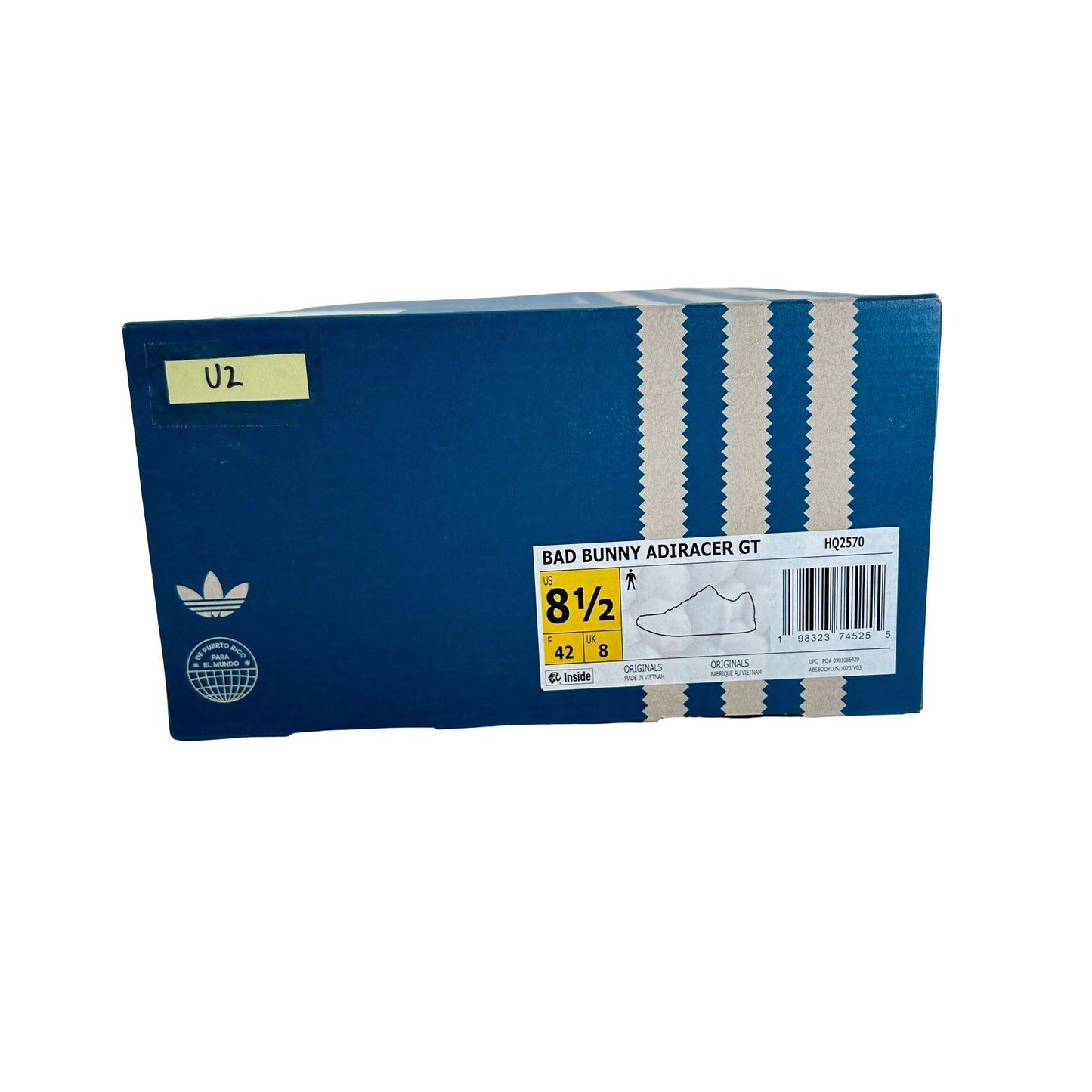 HQ2570 adidas Adiracer GT Bad Bunny x Mercedes AMG Branch Sand [USED] - 8.5 M (Used2)