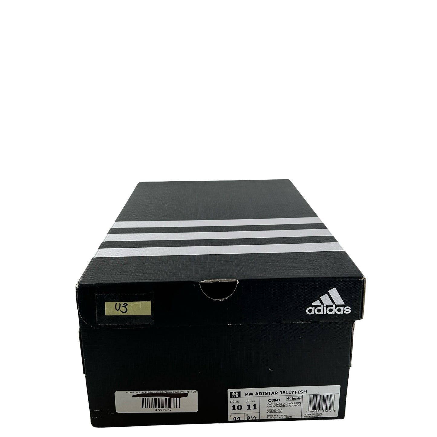 KJ3841 adidas Adistar Jellyfish Pharrell Williams Triple Black [USED] - 10 M (Used3)