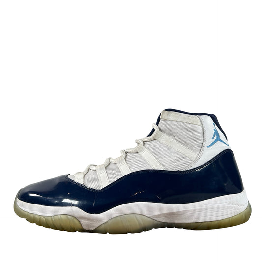 378037 123 Jordan 11 Retro UNC Win Like 82 [USED] - 14 M (Used) (No Box)