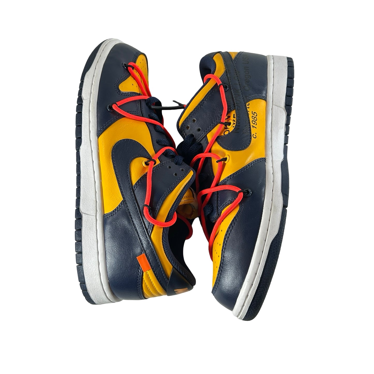 CT0856 700 Dunk Low Off-White University Gold [USED] - 9.5 M (Used)