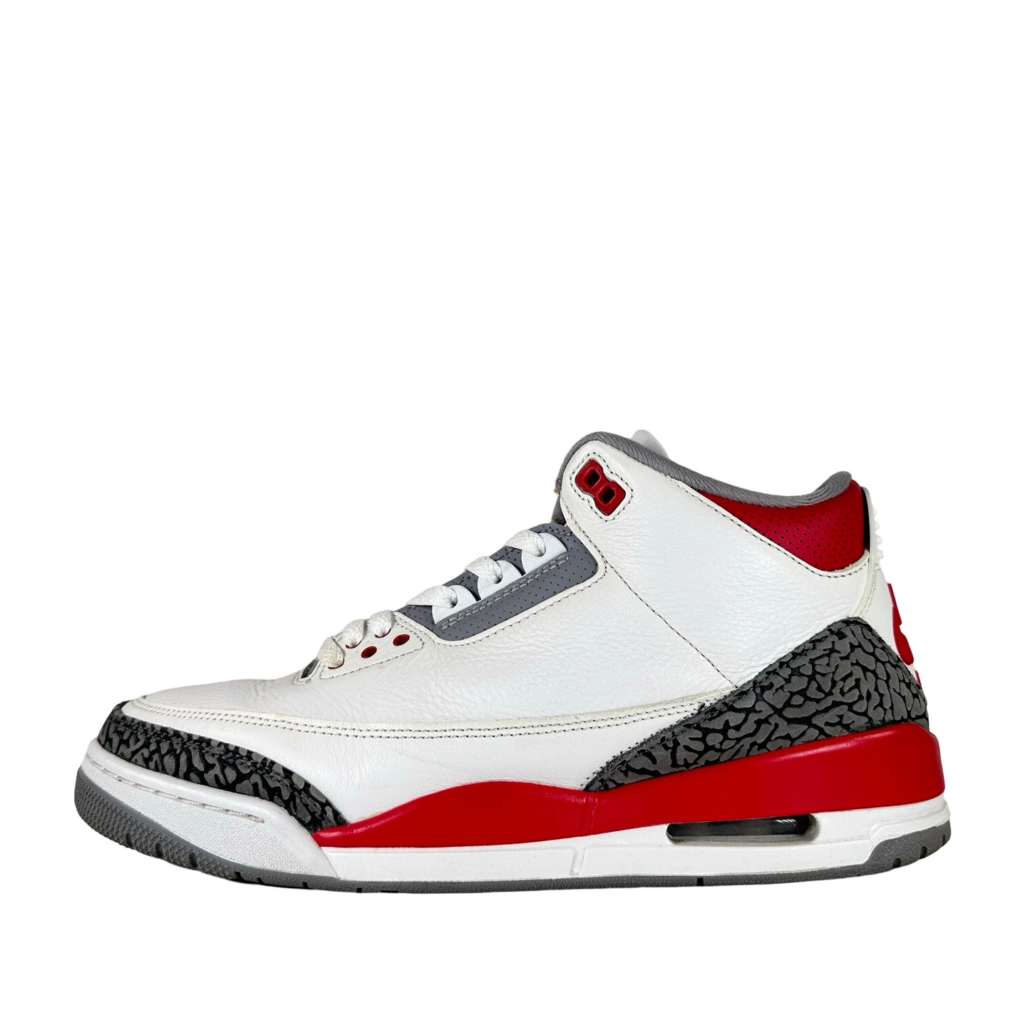 DN3707 160 Jordan 3 Retro Fire Red (2022) [USED] - 10.5 M (Used) (No Box)