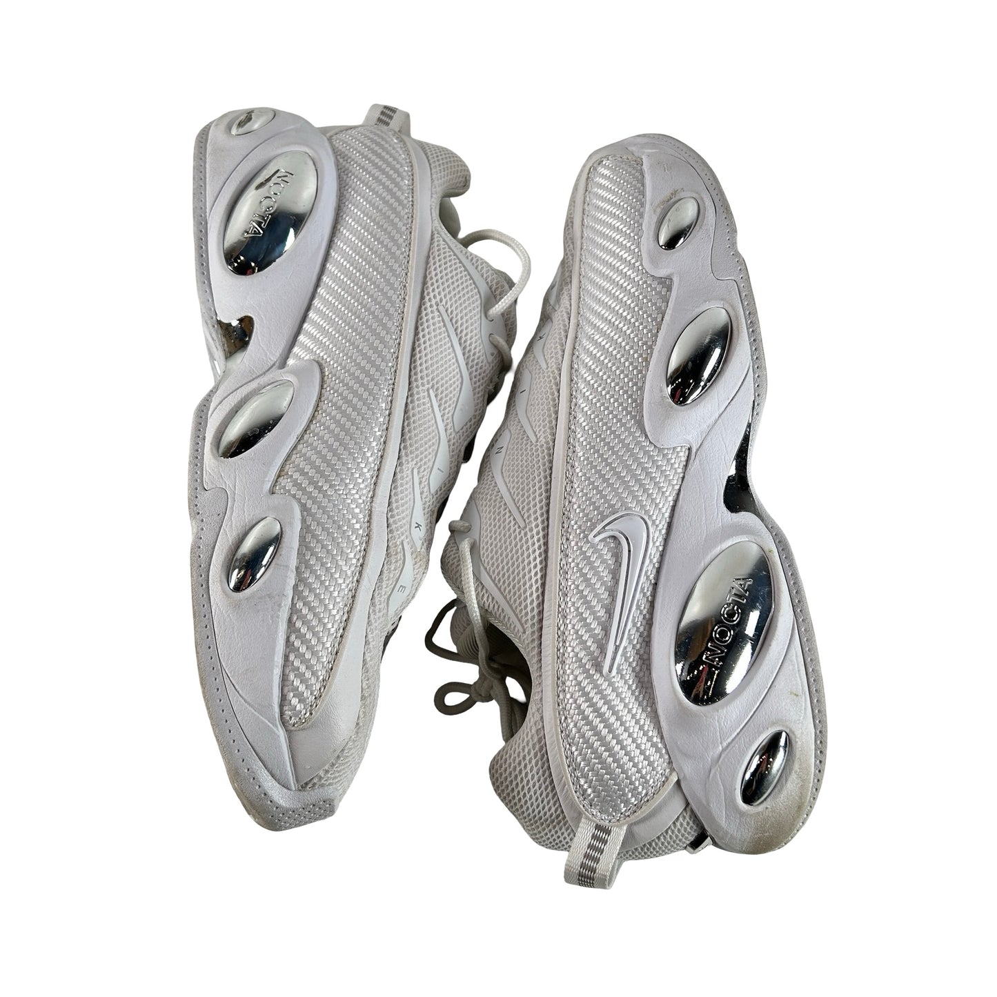 DM0879 100 Nike NOCTA Glide Drake White Chrome [USED] - 11 M (Used2)