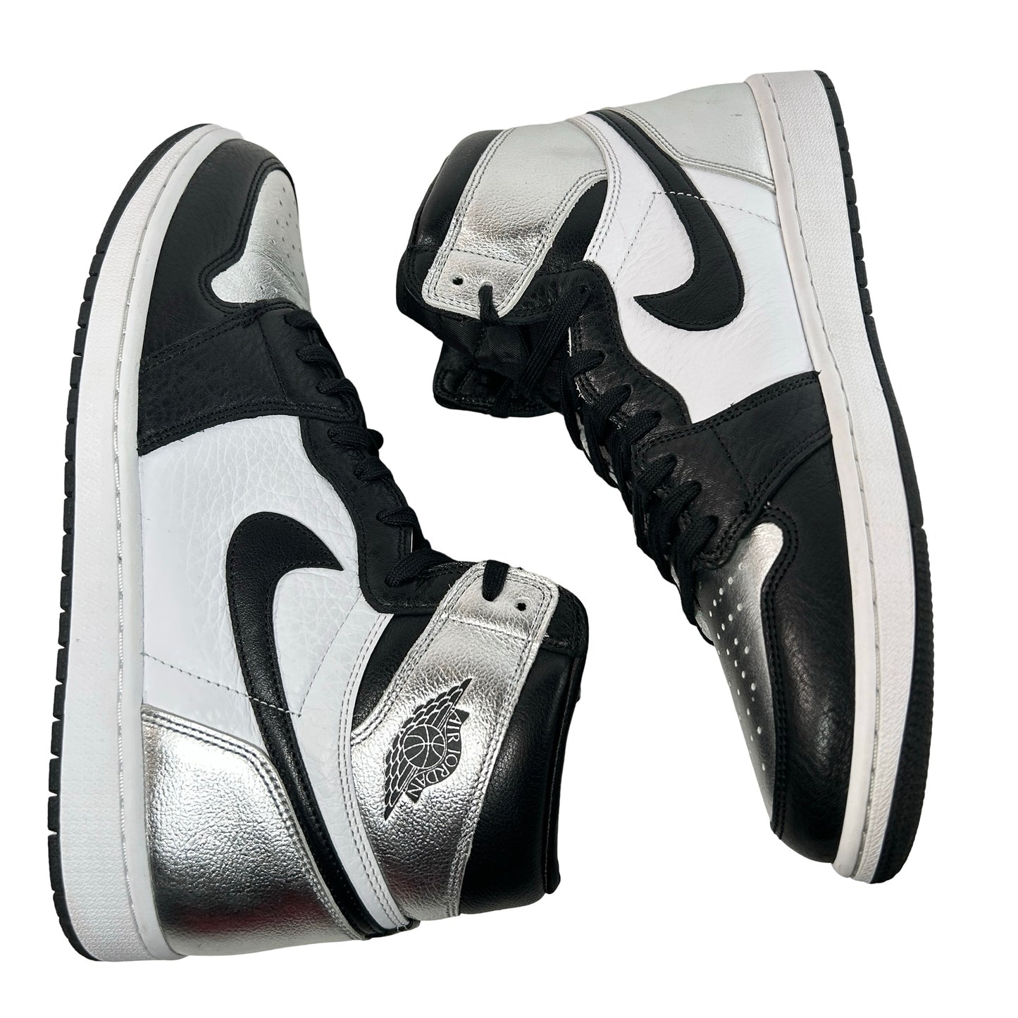 CD0461 001 Jordan 1 Retro High Silver Toe (Women's) [USED] - 12.5 W (Used)