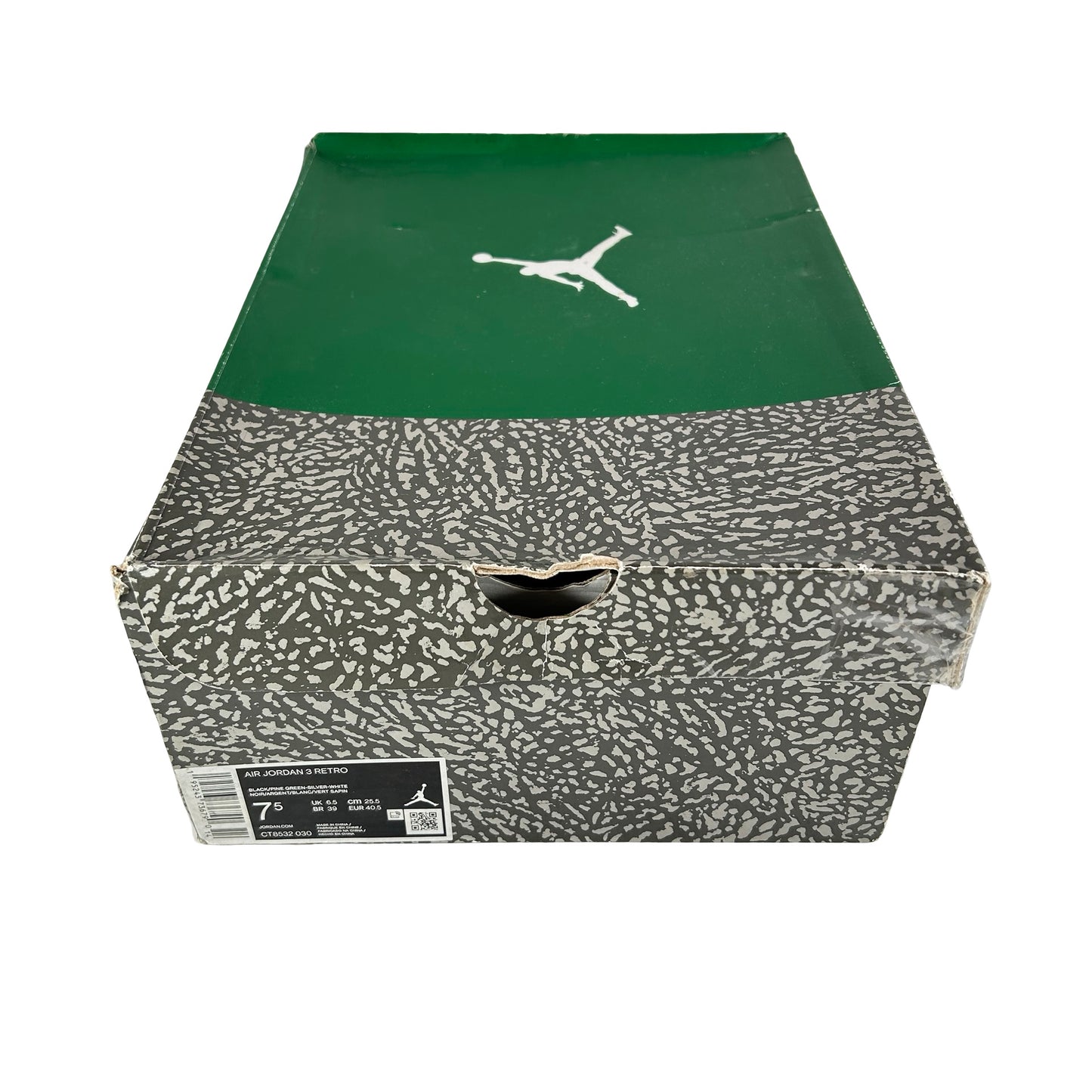 CT8532 030 Jordan 3 Retro Pine Green [USED] - 7.5 M (Used)