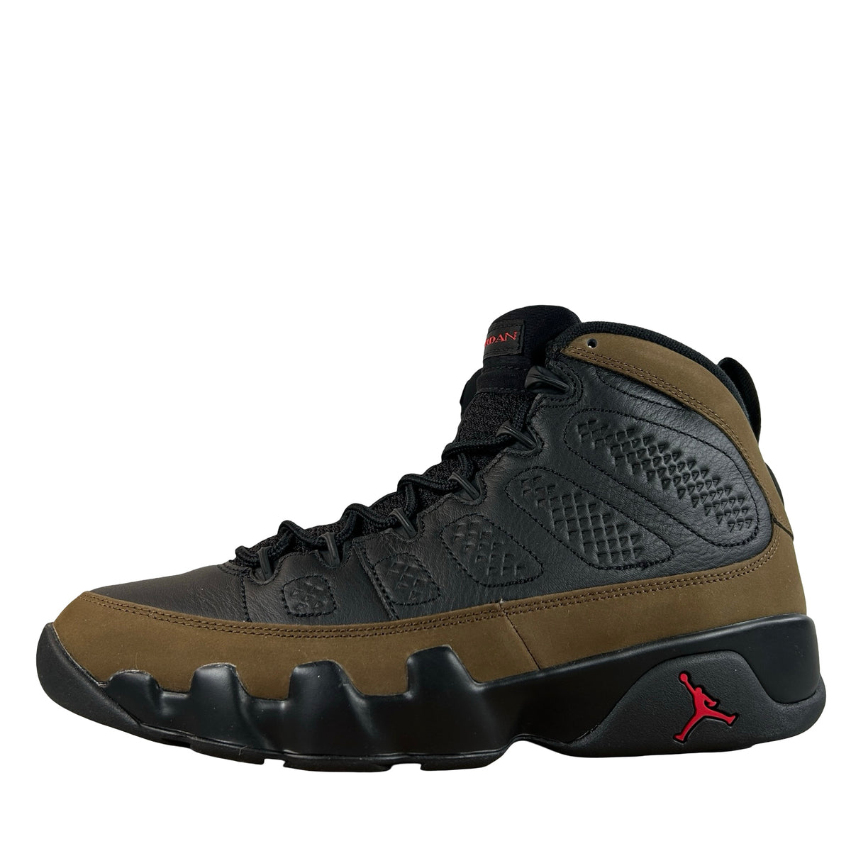 HV4794 030 Air Jordan 9 Retro Olive (2024) [USED] - 9.5 M (Used19)