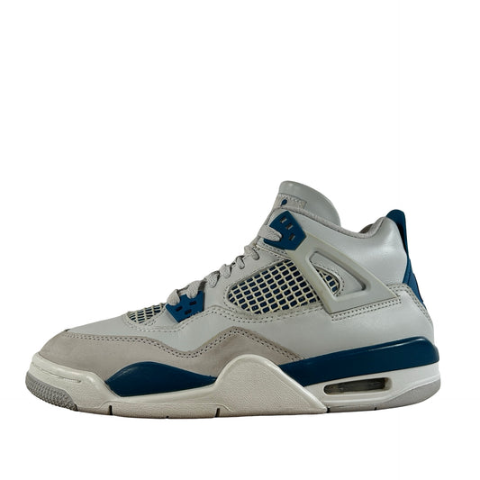 HF4281 141 Jordan 4 Retro Military Blue (2024) (GS) [USED] - 7 Y (Used2) (No Box2)