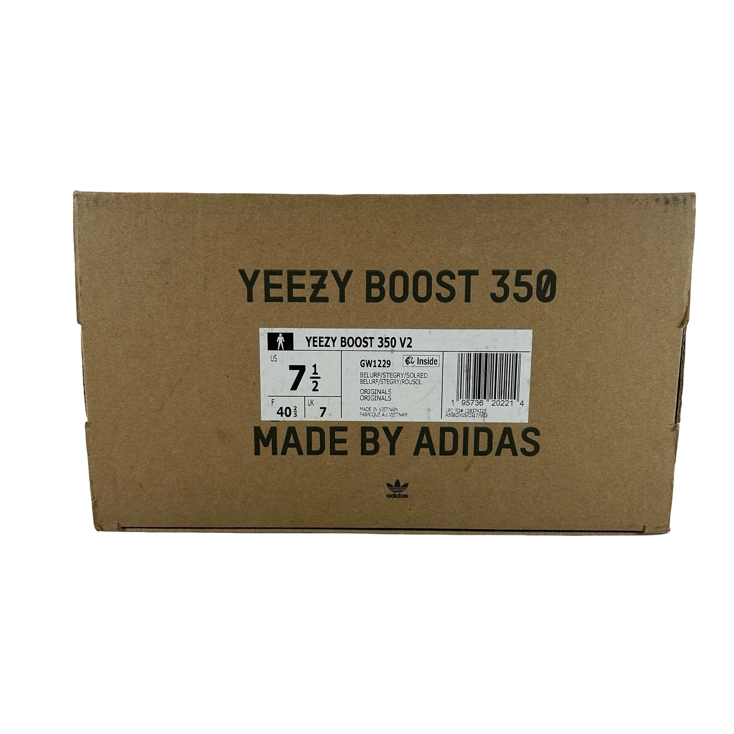 GW1229 adidas Yeezy Boost 350 V2 Beluga Reflective [USED] - 7.5 M (Used)