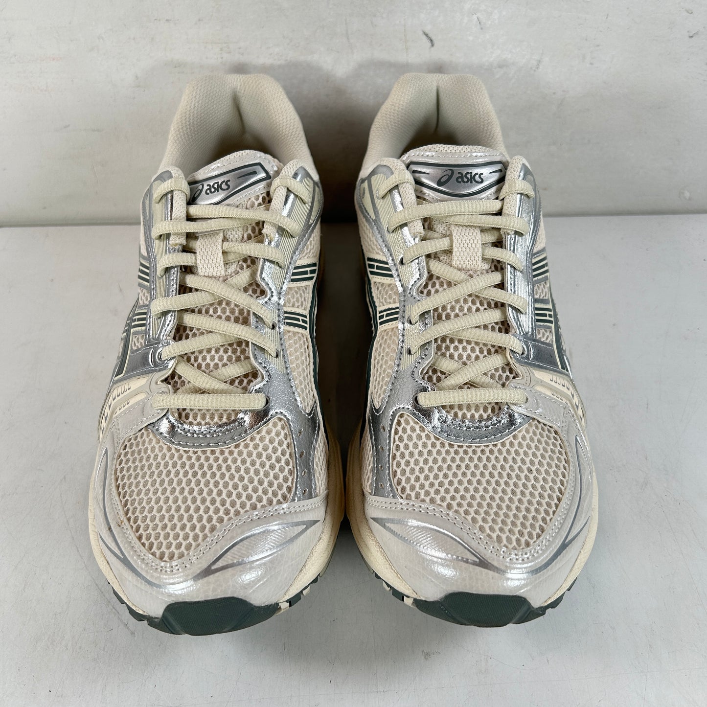 1201A019 200 ASICS Gel-Kayano 14 Birch Dark Pewter [USED] - 10.5 M (Used)
