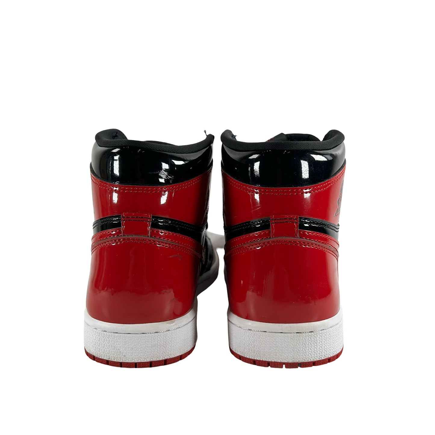 555088 063 Jordan 1 Retro High OG Patent Bred [USED] - 9.5 M (Used4)