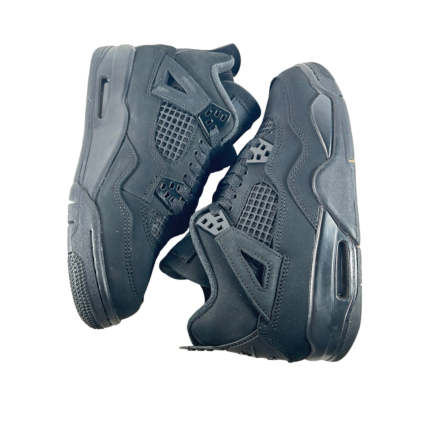 IB4171 010 Jordan 4 Retro Black Cat (2025) (GS) [USED] - 5 Y (Used2) (No Box2)