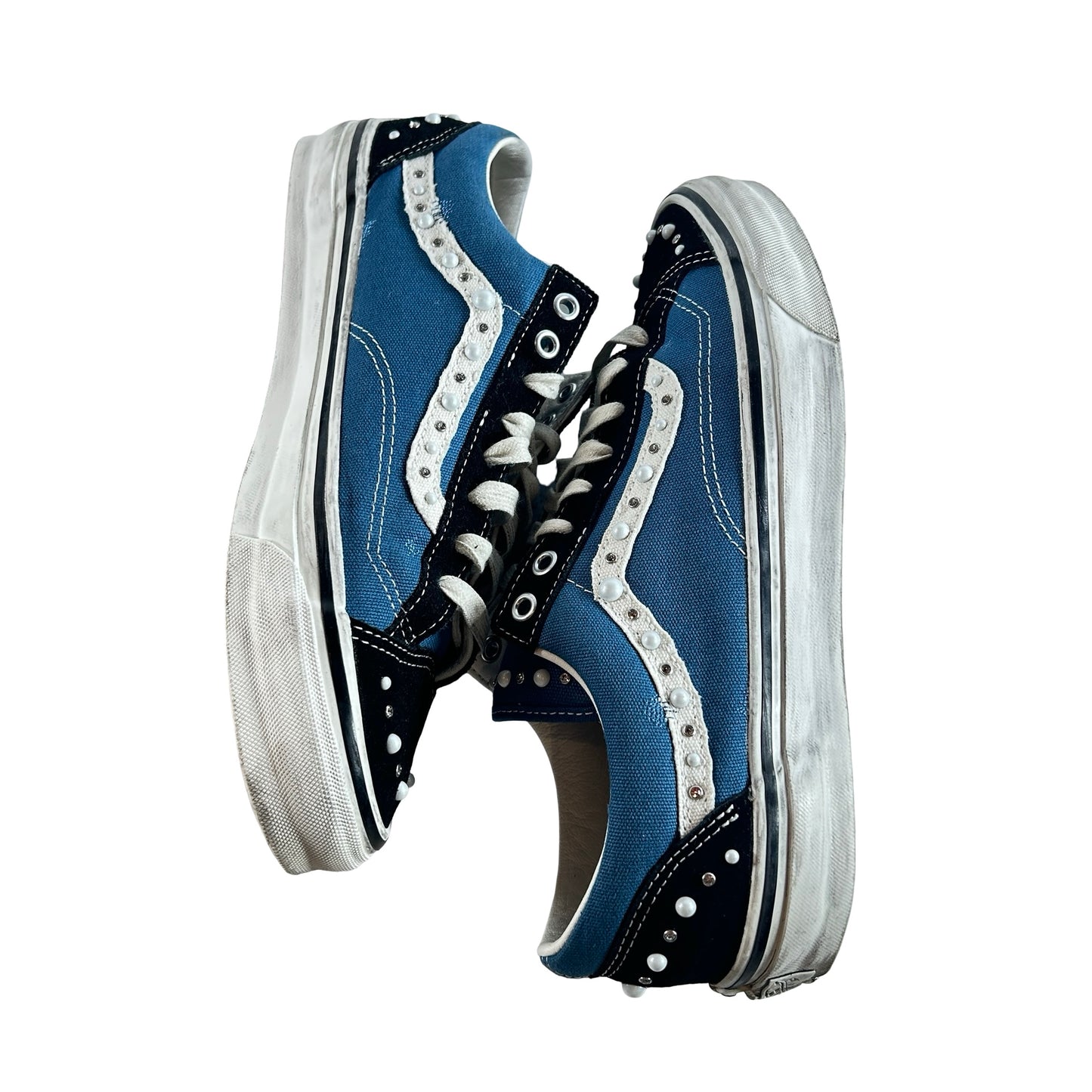 VN000E8VYA6 Vans LX Old Skool 36 Pearlized Pack Black Navy [USED] - 11 M (Used5)