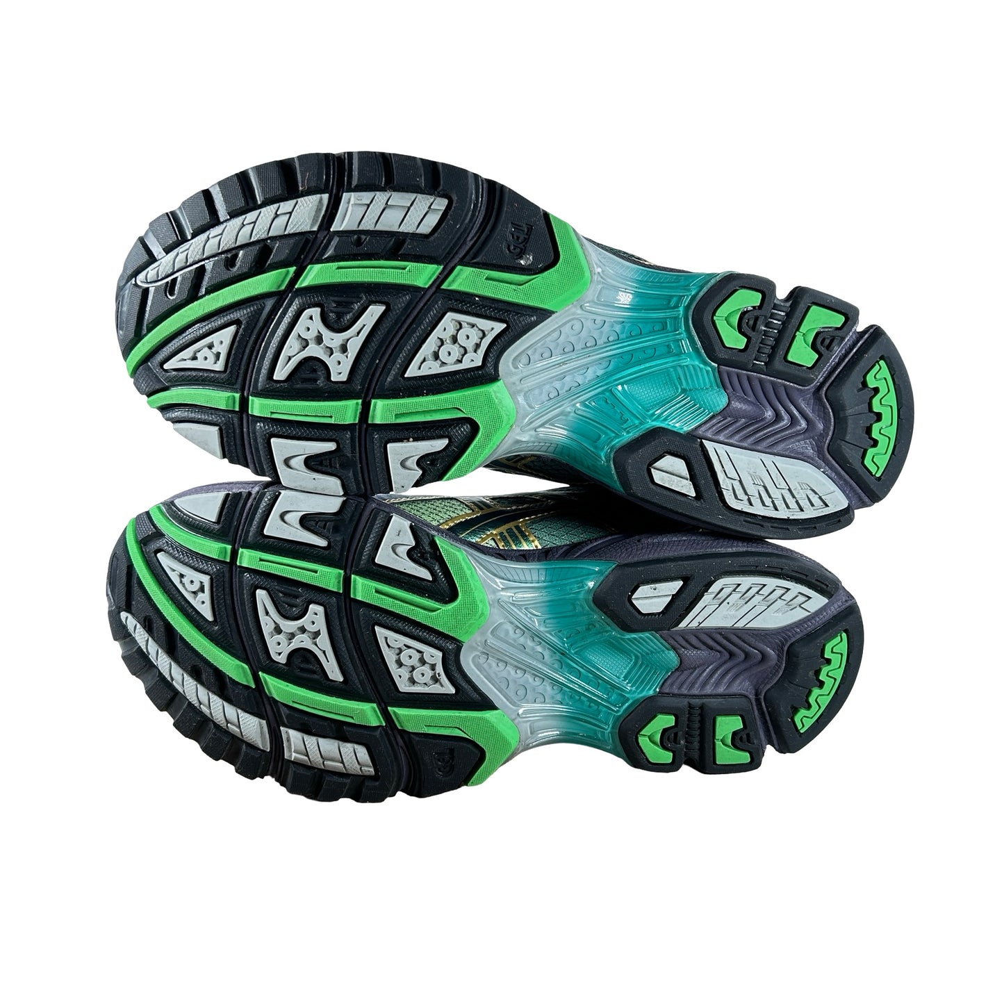 1203A639 300 ASICS Gel-Kayano 14 P. Andrade Gradation Green [USED] - 7 M (Used)
