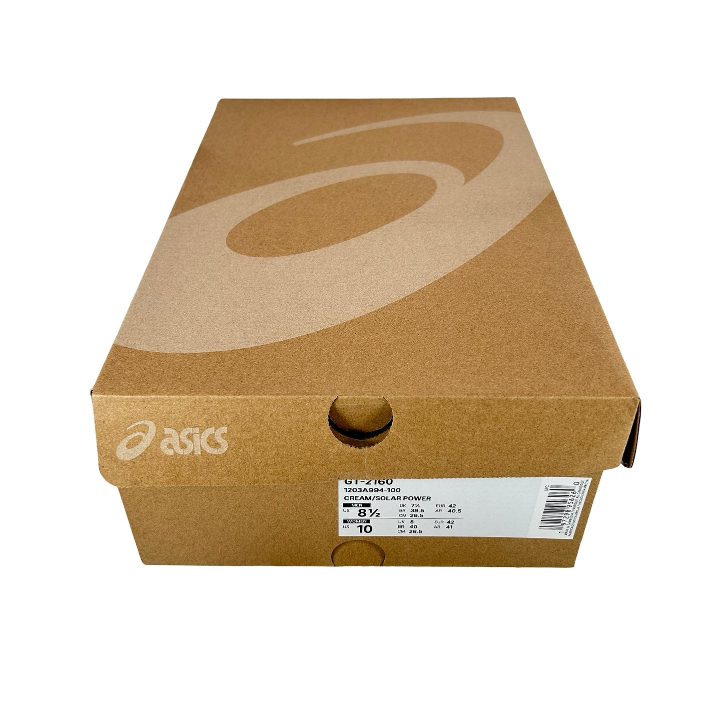 1203A994 100 ASICS GT - 2160 KITH Cream Solar Power (2025) [USED] - 8.5 M (Used)