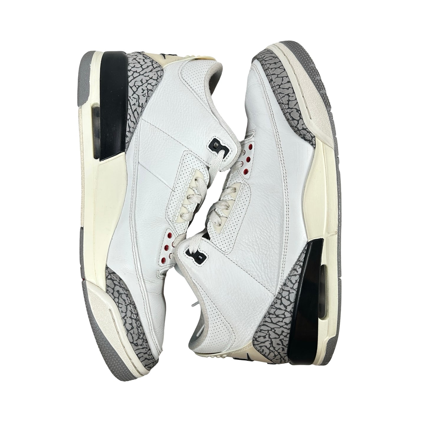 DN3707 100 Jordan 3 Retro White Cement Reimagined [USED] - 12 M (Used8)