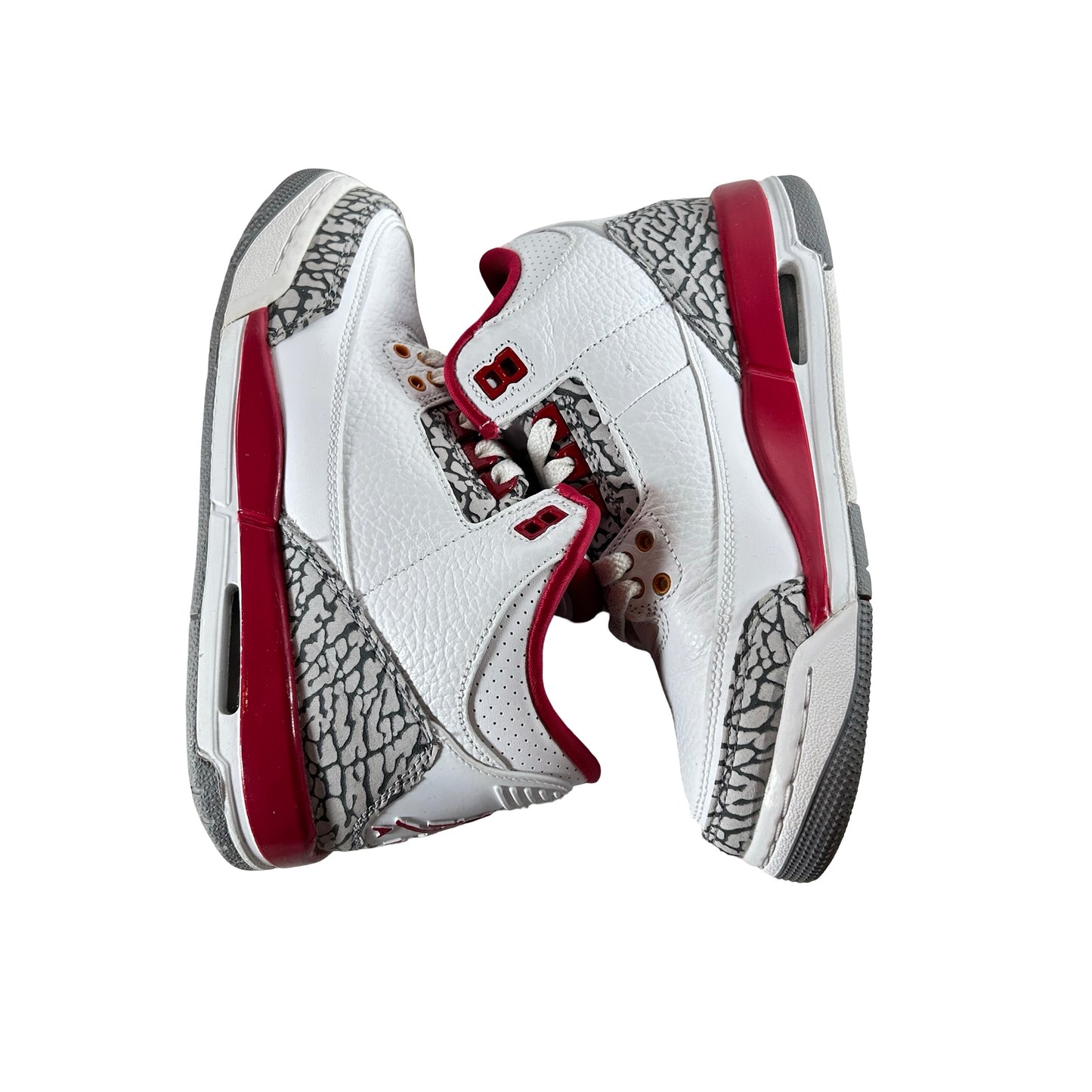 398614 126 Jordan 3 Retro Cardinal (GS) [USED] - 3.5 Y (Used)