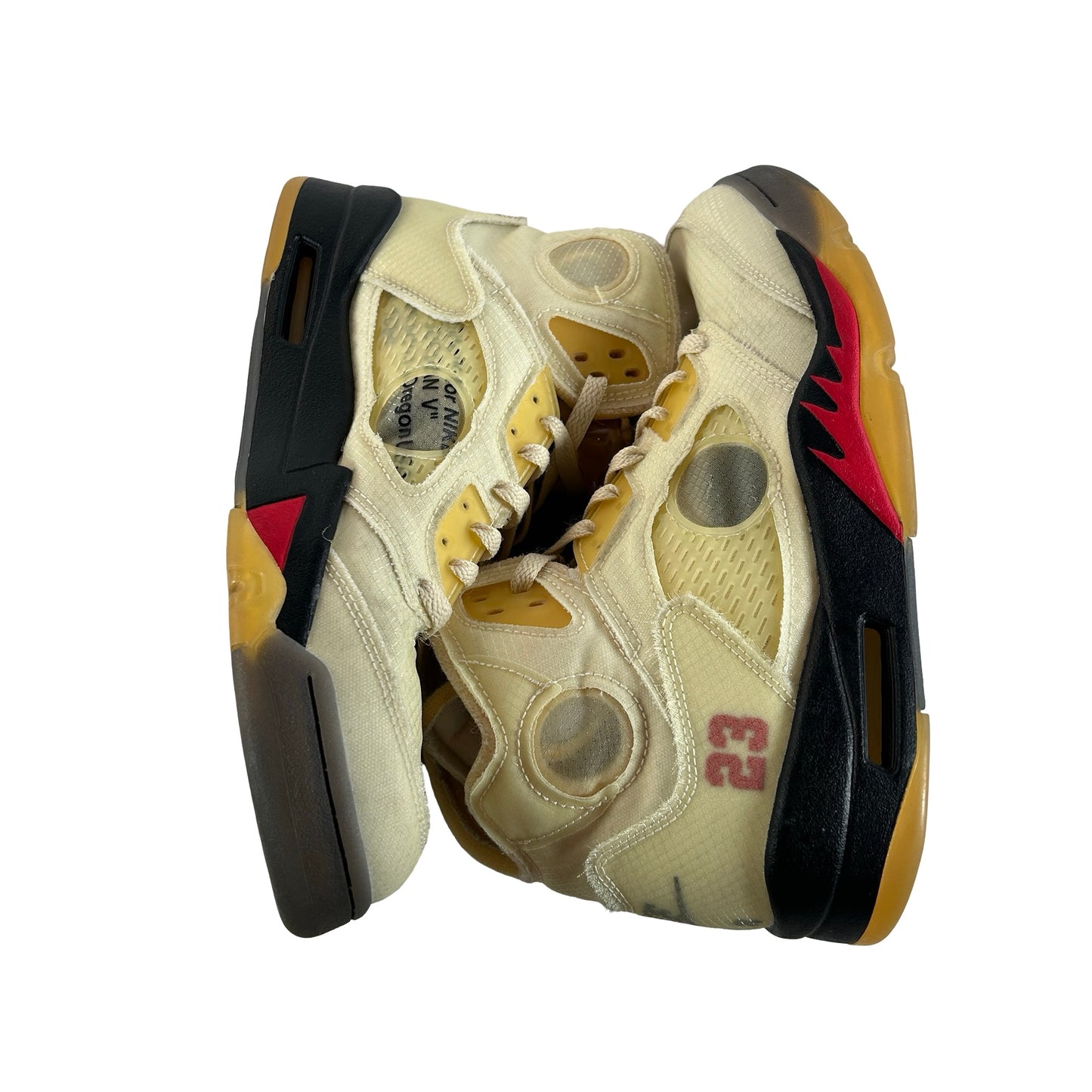 DH8565 100 Jordan 5 Off-White Sail [USED] - 9.5 M (Used5)