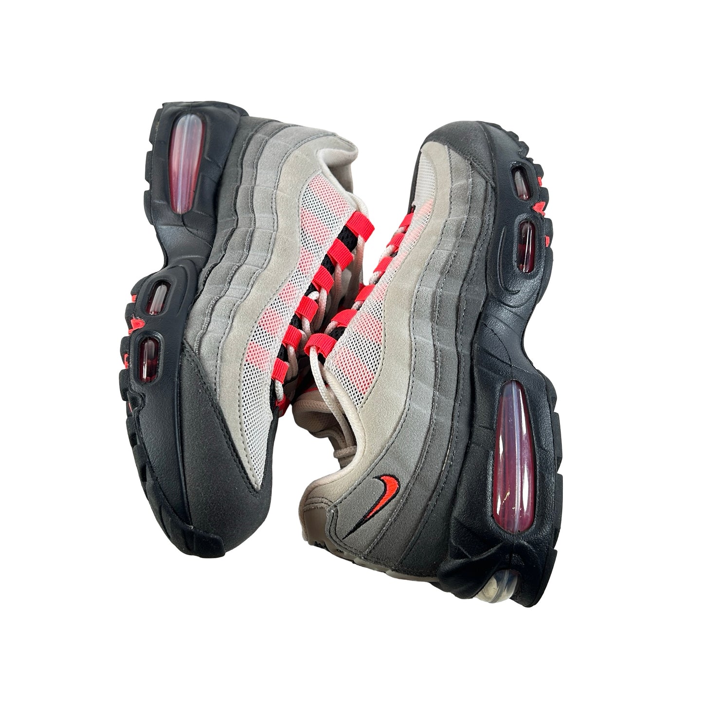 IM7410 001 Nike Air Max 95 OG Big Bubble Solar Red (2025) [USED] - 7.5 M (Used) (No Box)