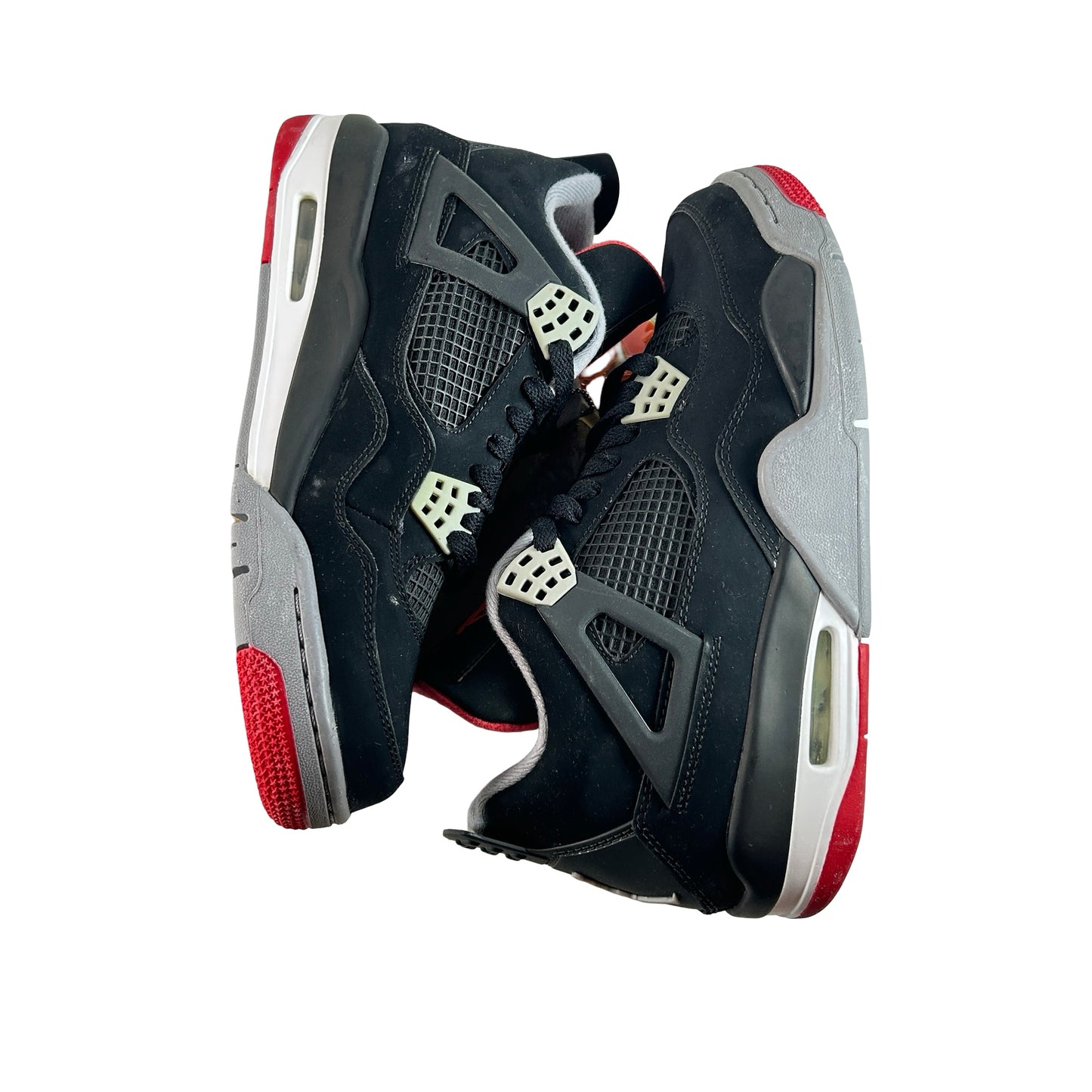 308497 089 Jordan 4 Retro Black Cement (2012) - 9 M (Yellowing) (No Box)