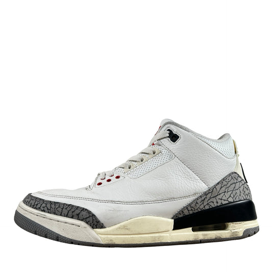 DN3707 100 Jordan 3 Retro White Cement Reimagined [USED] - 10.5 M (Used4) (No Box4)