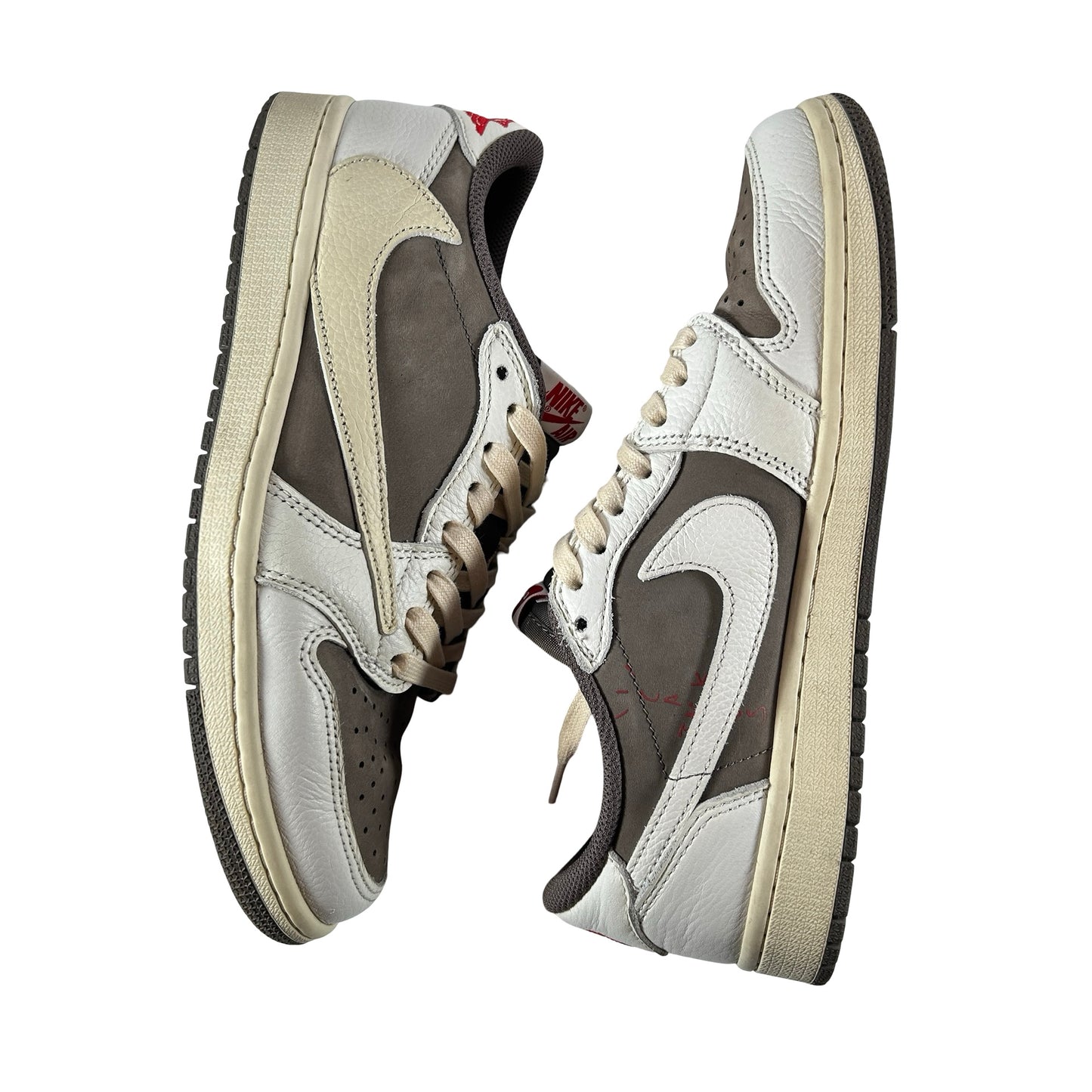 DM7866 162 Jordan 1 Retro Low OG SP Travis Scott Reverse Mocha [USED] - 7.5 M (Used) (No Box)