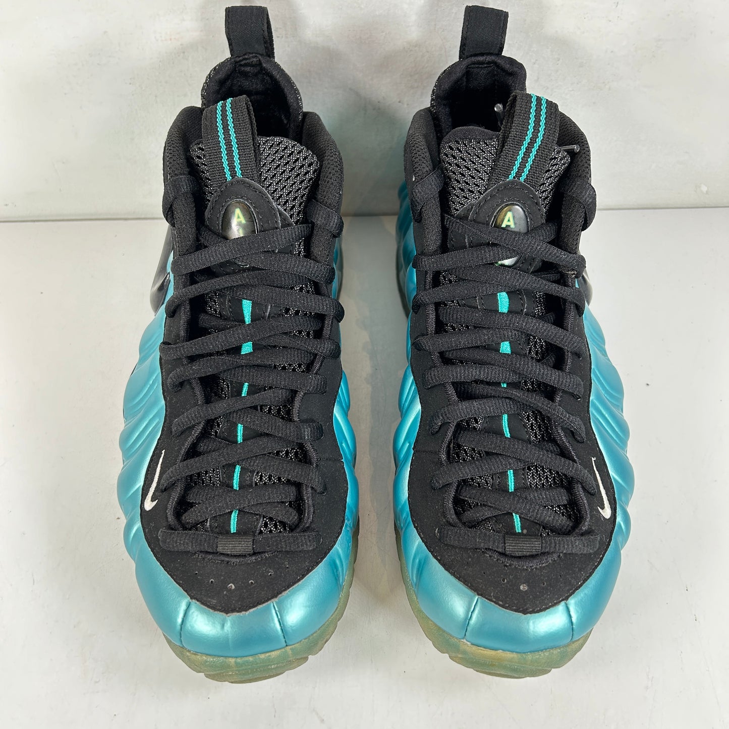 624041 410 Nike Air Foamposite Pro Electric Blue [USED] - 8 M (Used) (No Box)