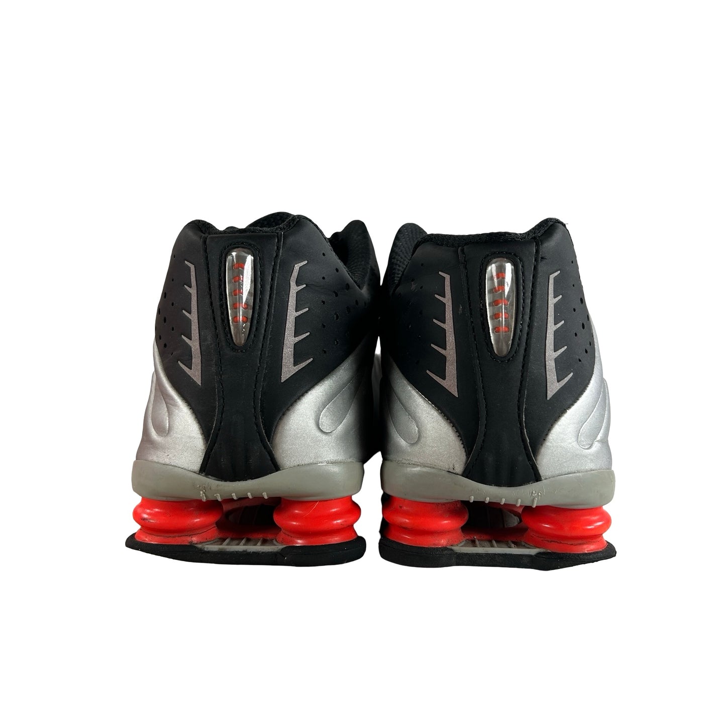 HQ1988 002 Nike Shox R4 Black Metallic Silver (2025) [USED] - 11 M (Used) (Replace Box)