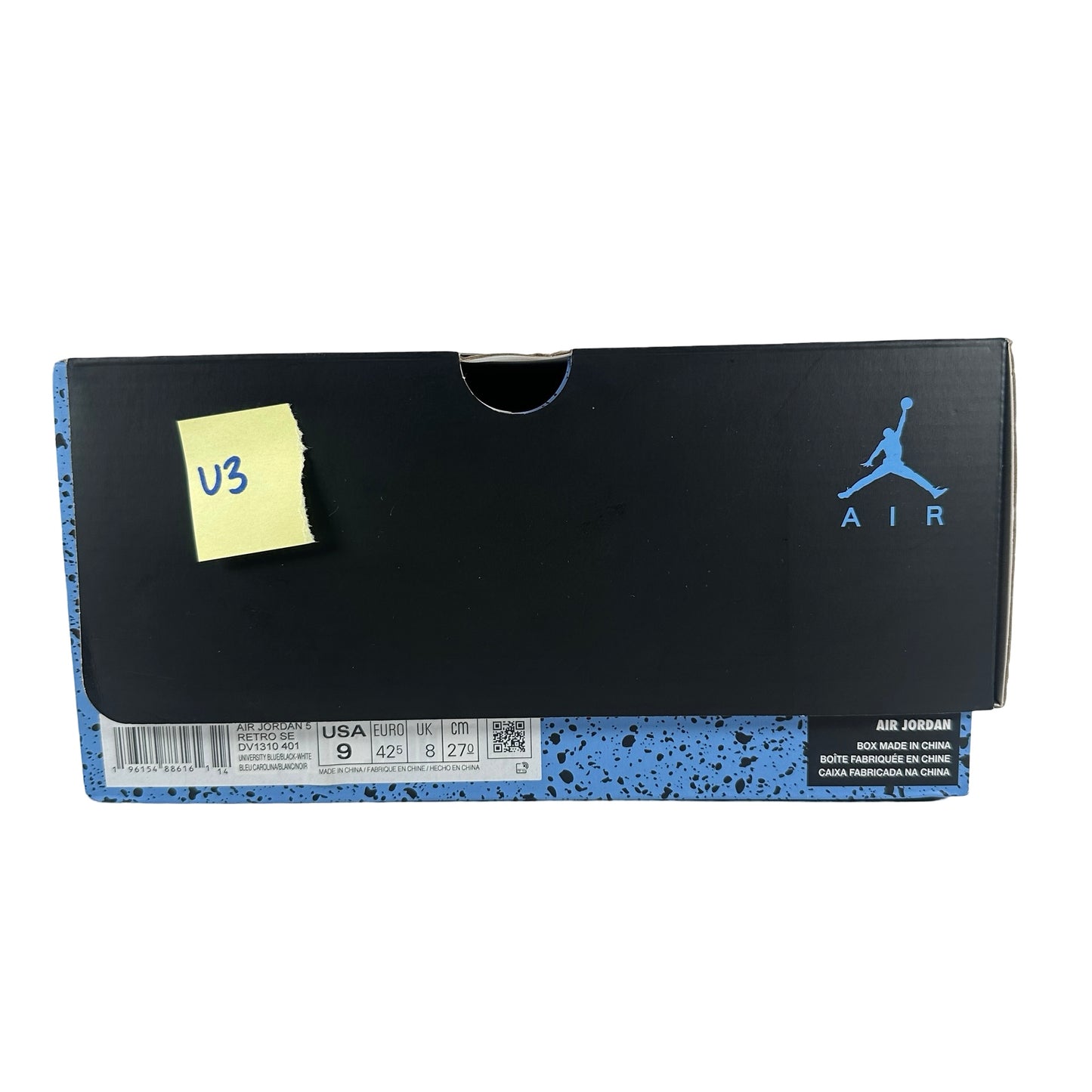 DV1310 401 Jordan 5 Retro UNC University Blue [USED] - 9 M (Used3)