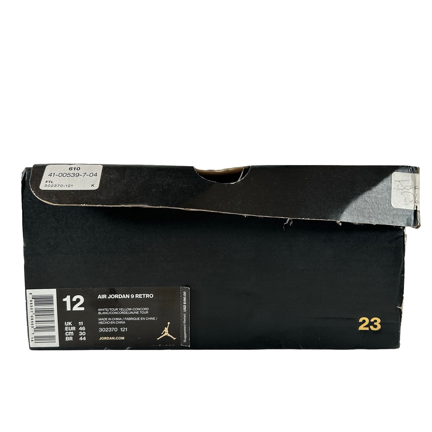 302370 121 Jordan 9 Retro Kobe Bryant PE [USED] - 12 M (Used)