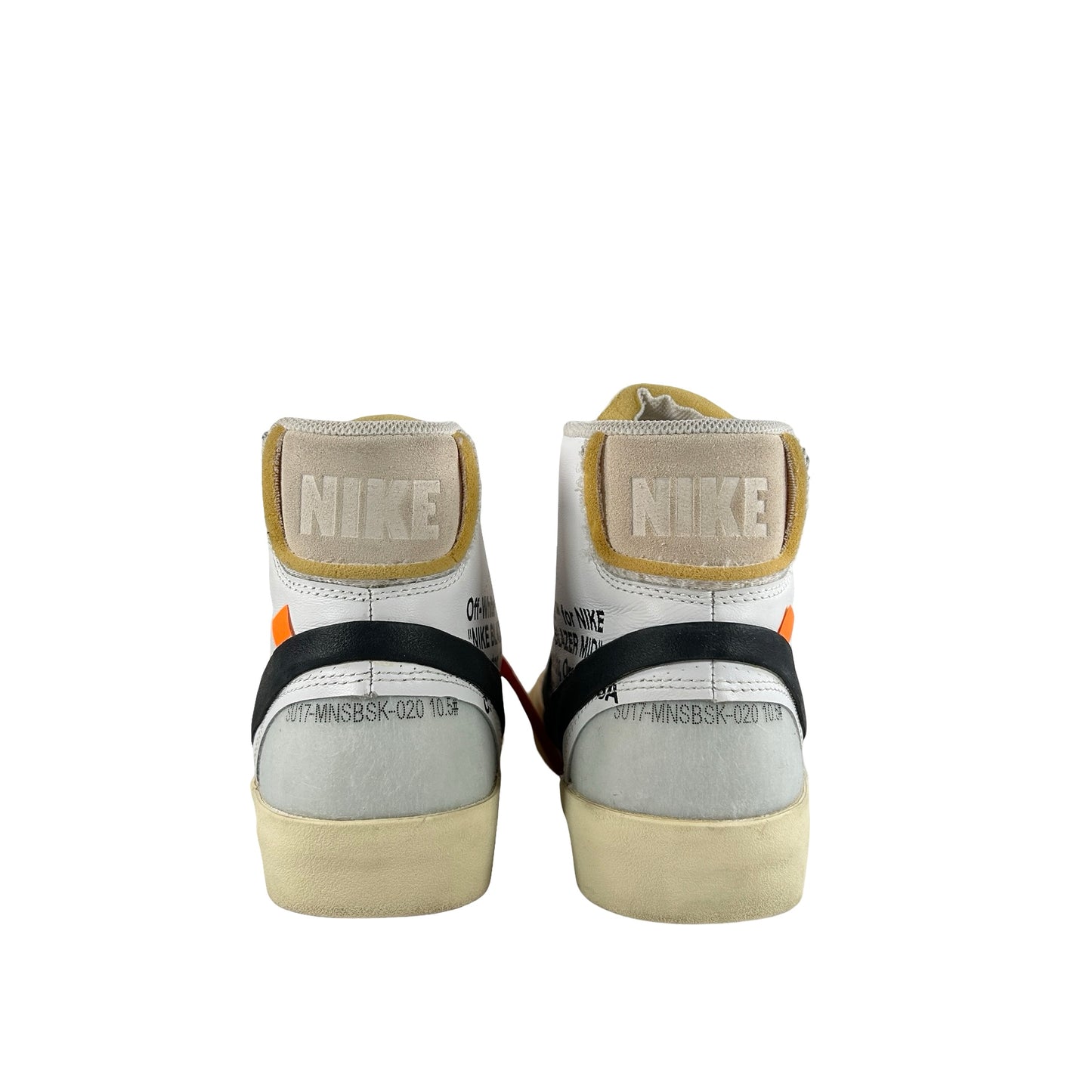 AA3832 100 Nike Blazer Mid Off-White [USED] - 10.5 M (Used) (No Box)