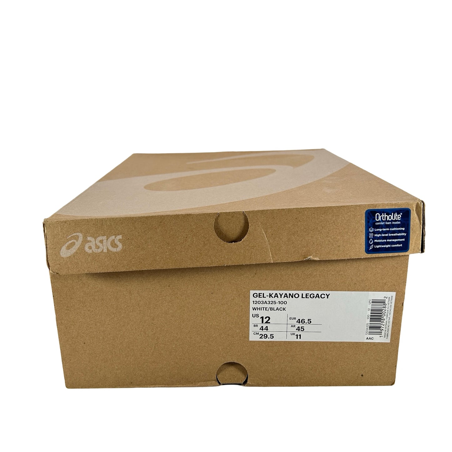 1203A325 100 ASICS Gel-Kayano Legacy White Black Red Blue [USED] - 12 M (Used)