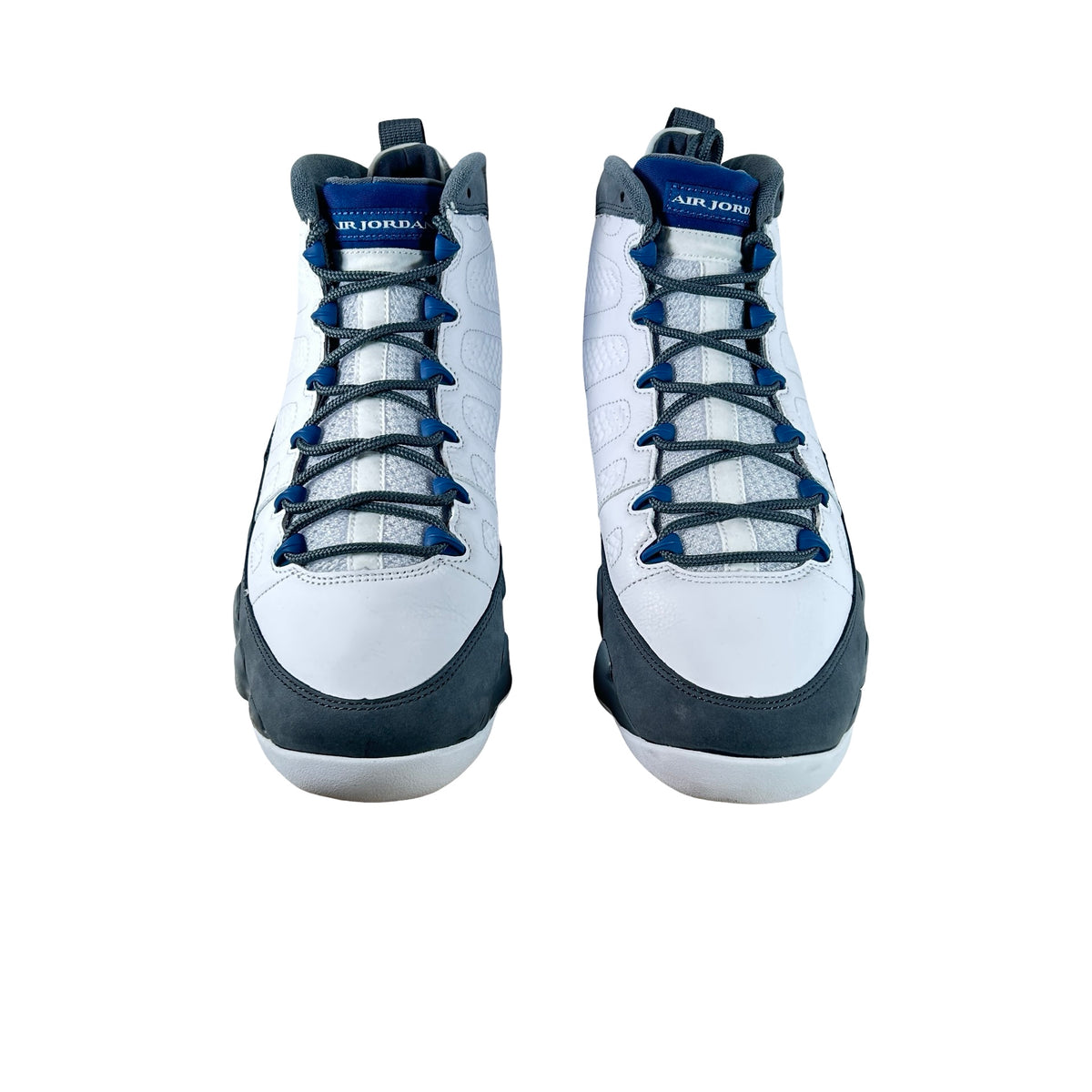 HV4794 100 Jordan 9 Retro Flint Grey French Blue (2026) [USED] - 12 M (Used2)