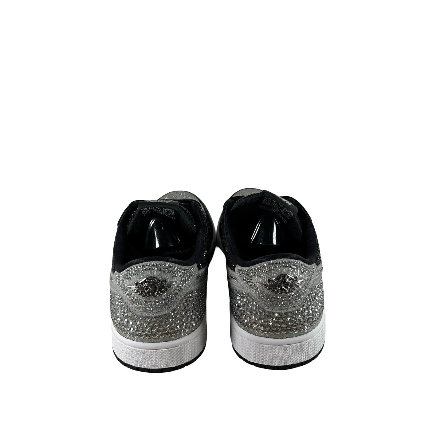 HM9208 001 Jordan 1 Retro Low OG Swarovski Stealth (Women's) [USED] - 12 W (Used)