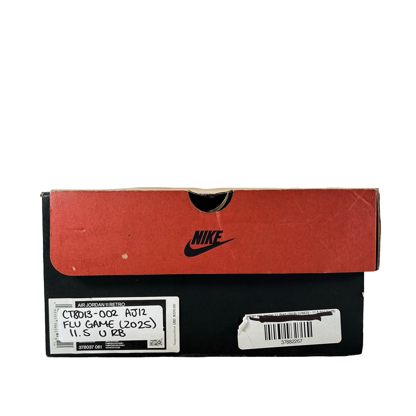 CT8013 002 Jordan 12 Retro Flu Game (2025) [USED] - 11.5 M (Used) (Replace Box)