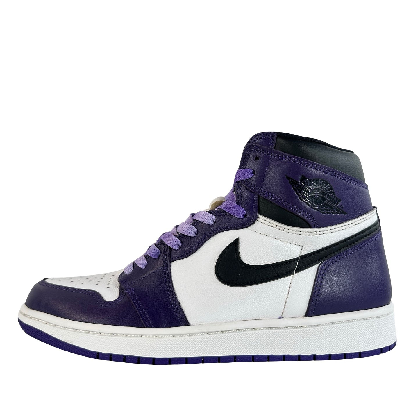 555088 500 Jordan 1 Court Purple [USED] - 8.5 M (Used) (Replace Box)