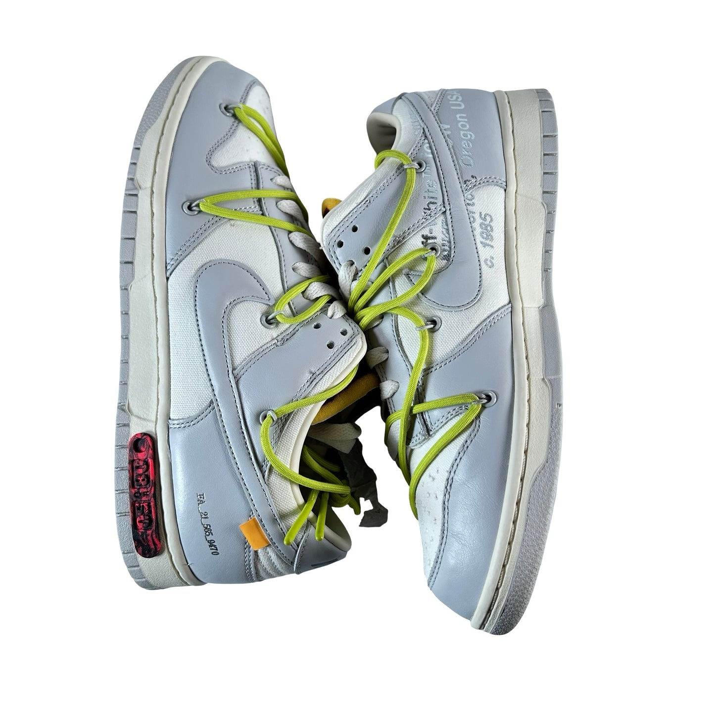 DM1602 106 Nike Dunk Low Blanco roto Lote 8