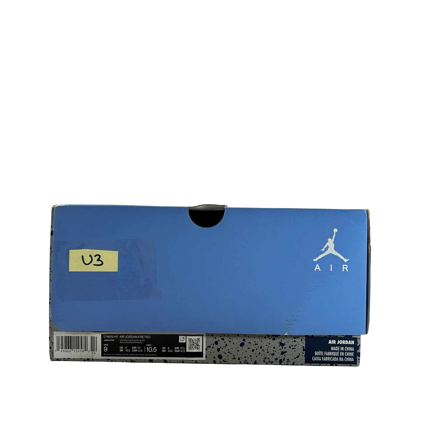 CT8529 410 Jordan 6 Retro UNC White [USED] - 9 M (Used3)