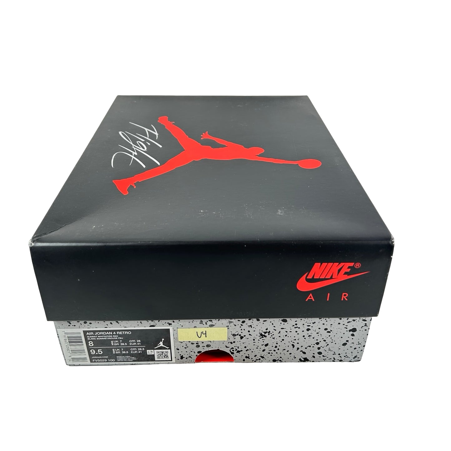 FV5029 100 Jordan 4 Retro White Cement (2025) [USED] - 8 M (Used4)
