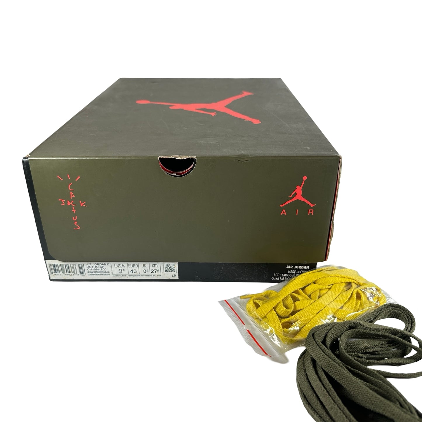 CN1084 200 Jordan 6 Retro Travis Scott [USED] - 9.5 M (Used3)