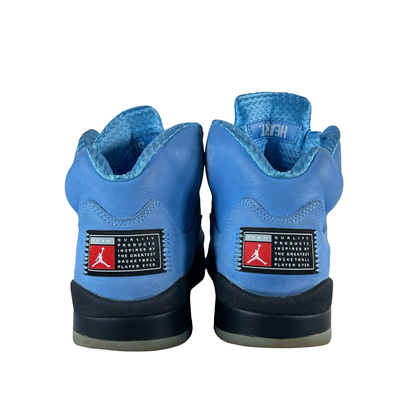 DV1310 401 Air Jordan 5 Retro UNC University Blue [USED] - 9.5 M (Used) (No Box)
